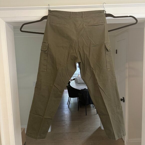 Uniqlo - Olive / Khaki Cargo Pants - Size XL (Waist=36) - Picture 6 of 15